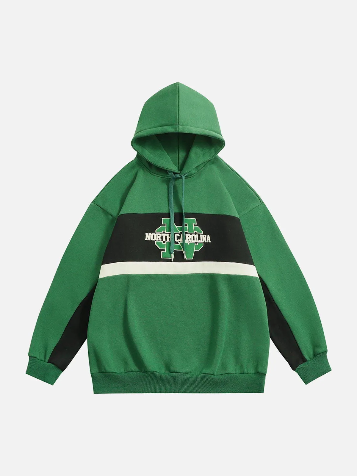 Vintage Contrast Patchwork Hoodie sold by Aelfric Eden product image thumbnail 3