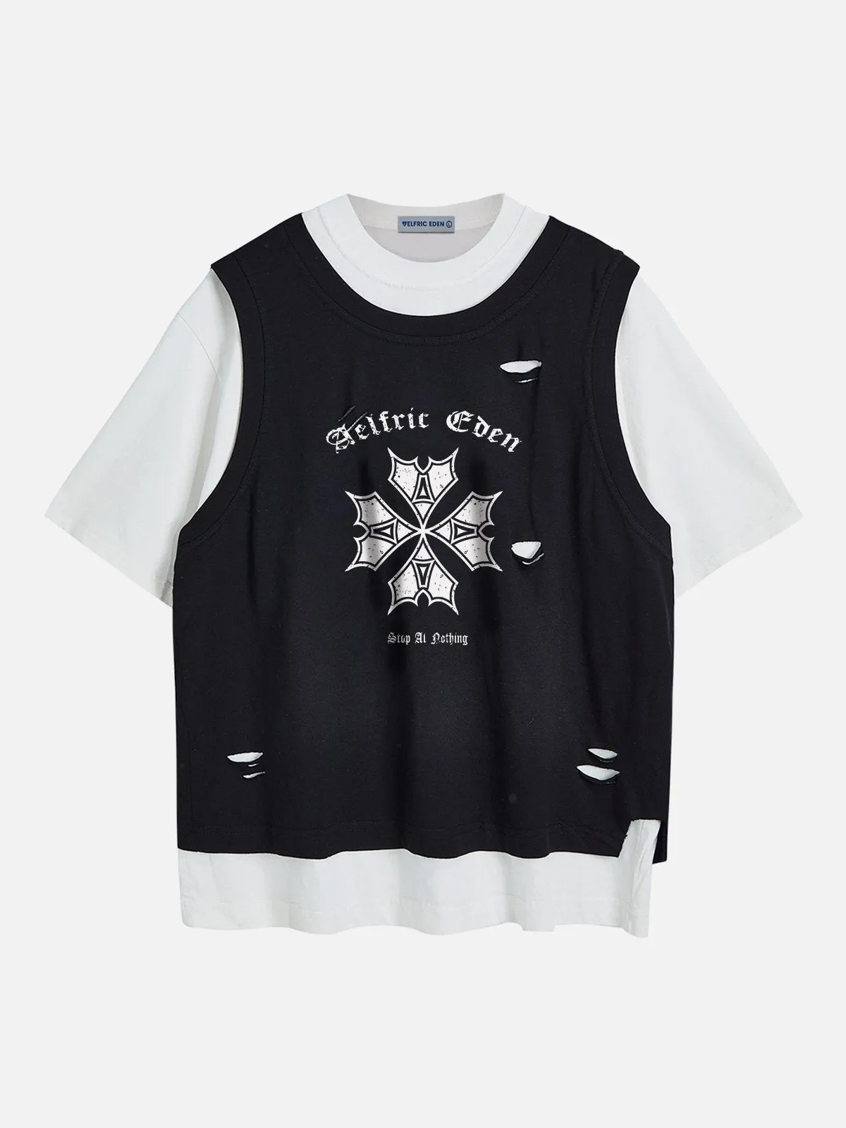 Aelfric Eden Distressed Print Tee sold by Aelfric Eden