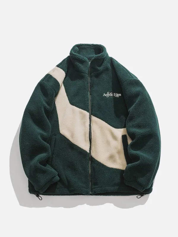 Aelfric Eden Patchwork Sherpa Coat sold by Aelfric Eden