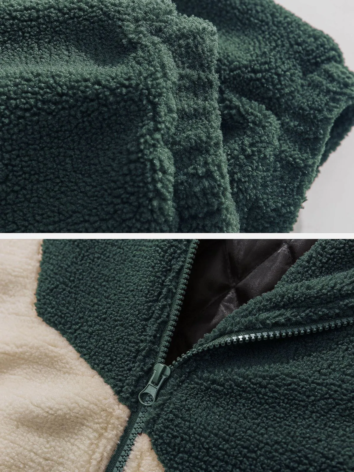 Aelfric Eden Patchwork Sherpa Coat sold by Aelfric Eden product image thumbnail 4