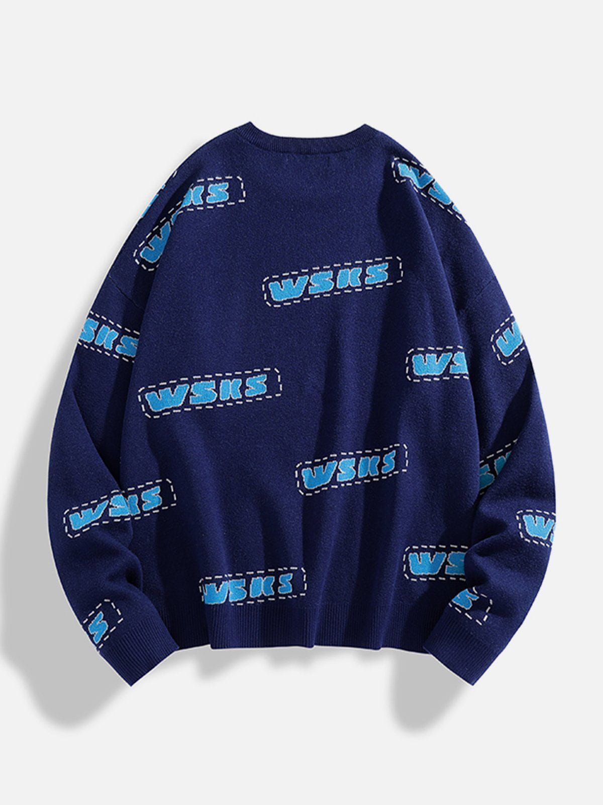 Aelfric Eden Solid Letter Sweater sold by Aelfric Eden product image thumbnail 3