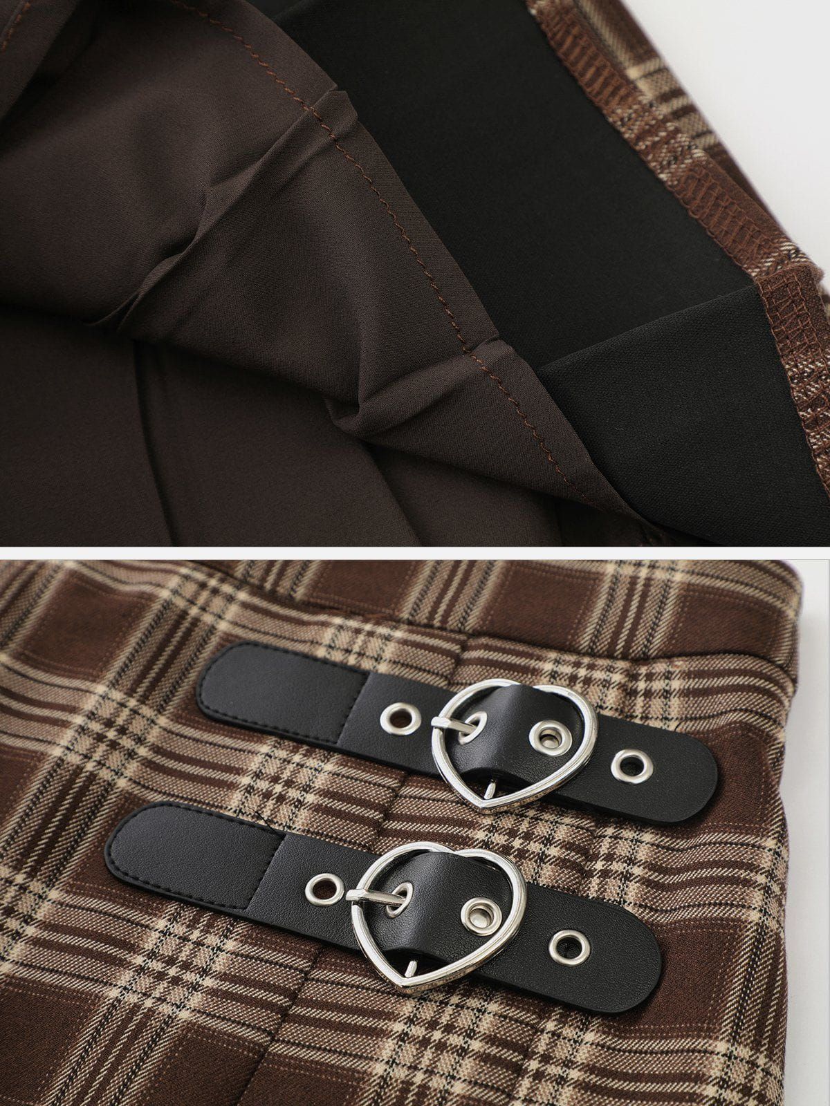 Vintage Plaid Pleated Skirt sold by Aelfric Eden product image thumbnail 4