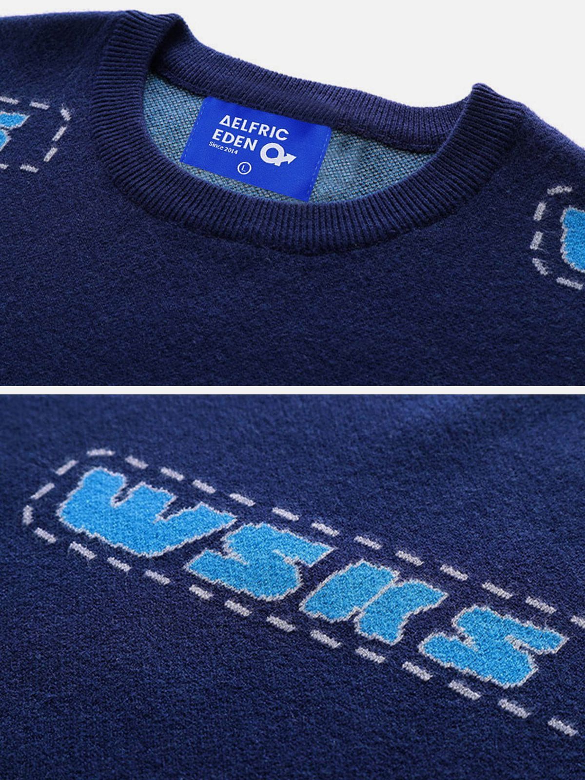 Aelfric Eden Solid Letter Sweater sold by Aelfric Eden product image thumbnail 4