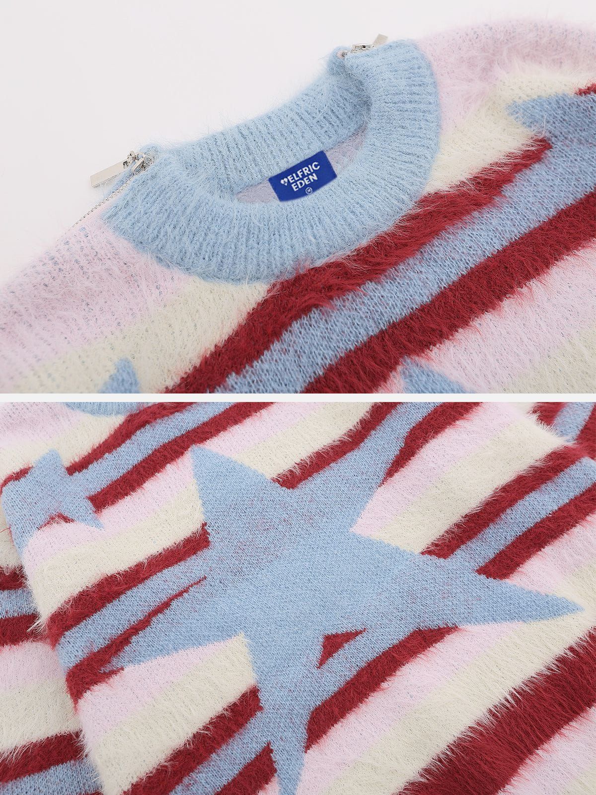 Aelfric Eden Stripes Star Jacquard Sweater sold by Aelfric Eden product image thumbnail 3