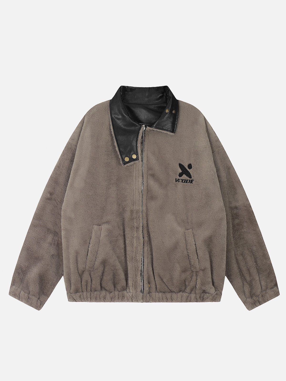 Aelfric Eden Faux Leather Fleece Reversible Jacket sold by Aelfric Eden