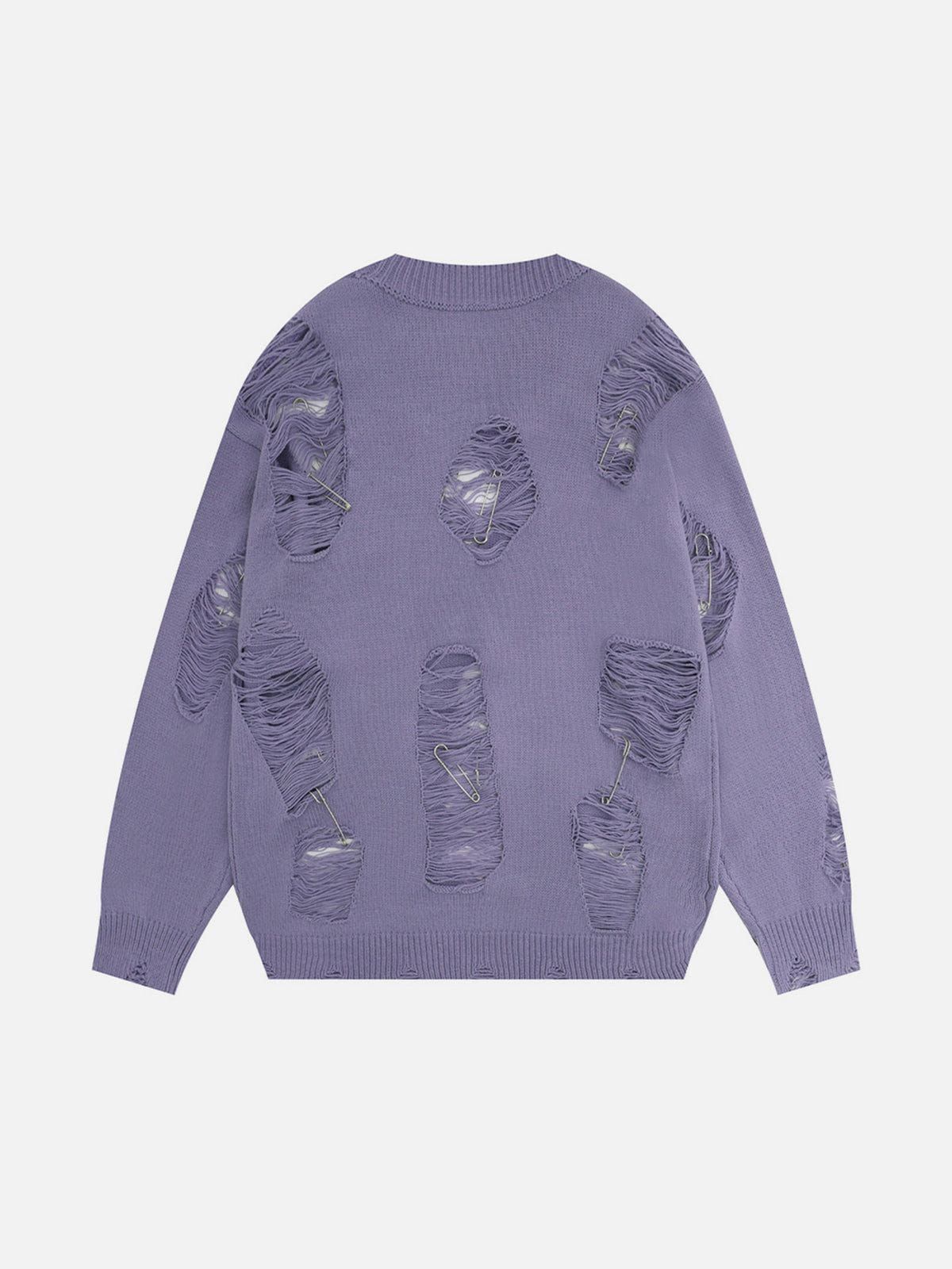 Aelfric Eden Distressed Pin Sweater sold by Aelfric Eden product image thumbnail 4