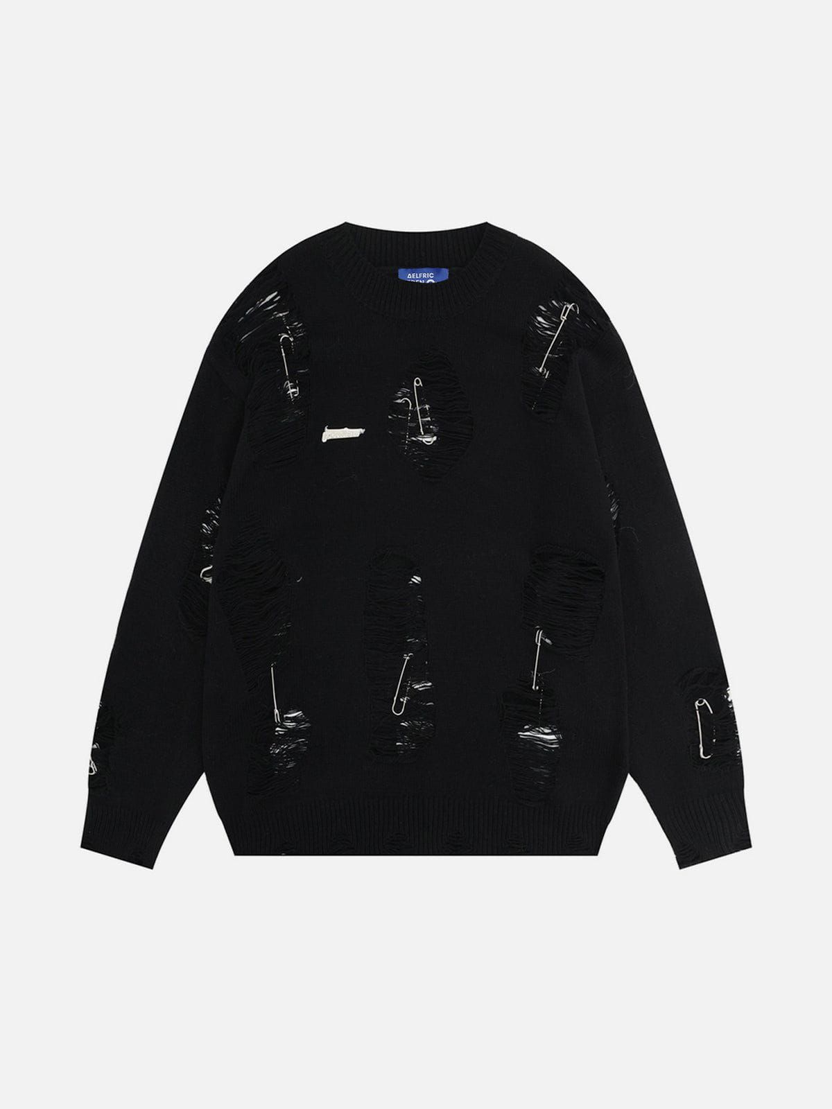 Aelfric Eden Distressed Pin Sweater sold by Aelfric Eden product image thumbnail 3