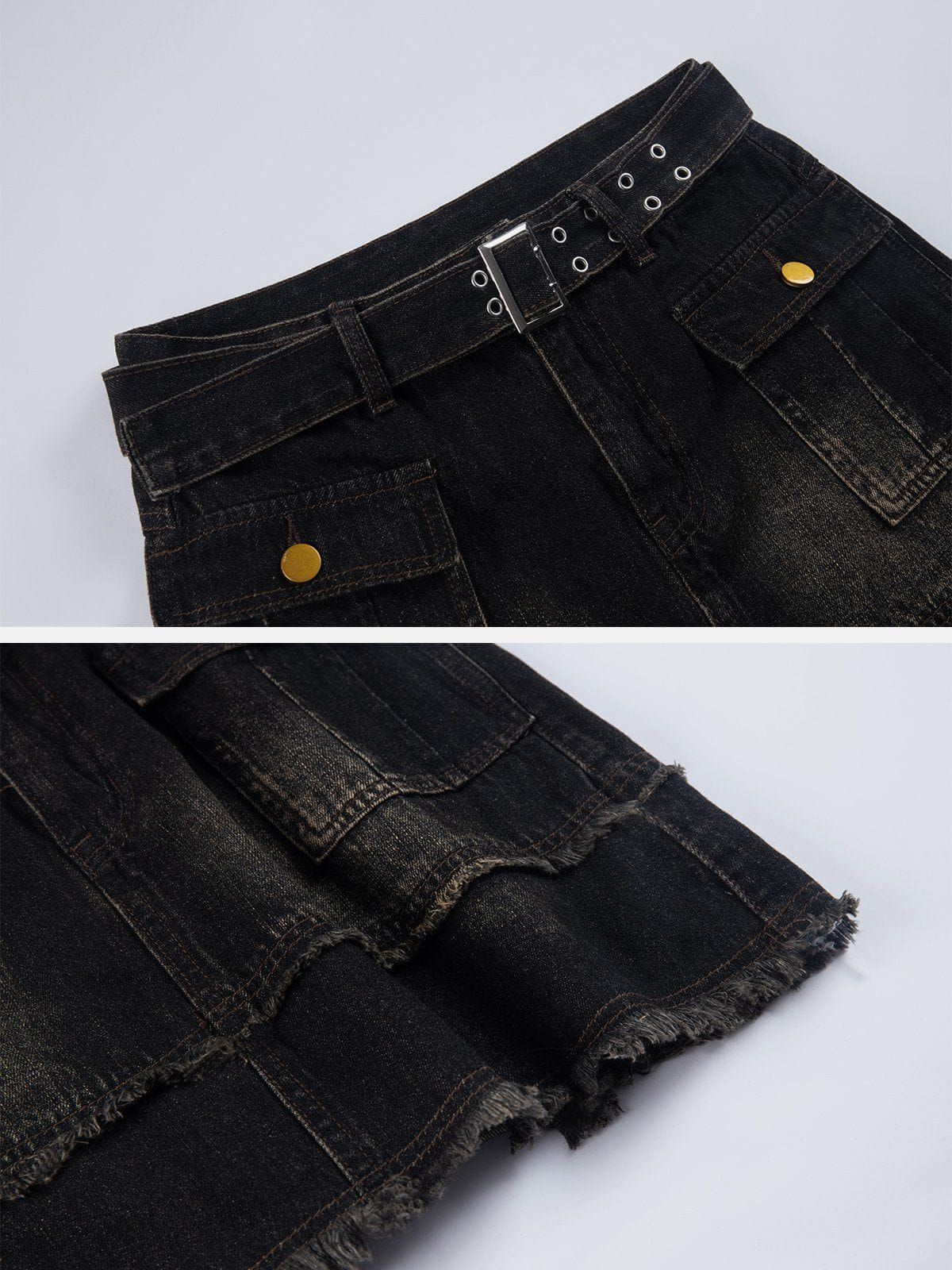 Vintage Washed High Waist Skirt sold by Aelfric Eden product image thumbnail 6