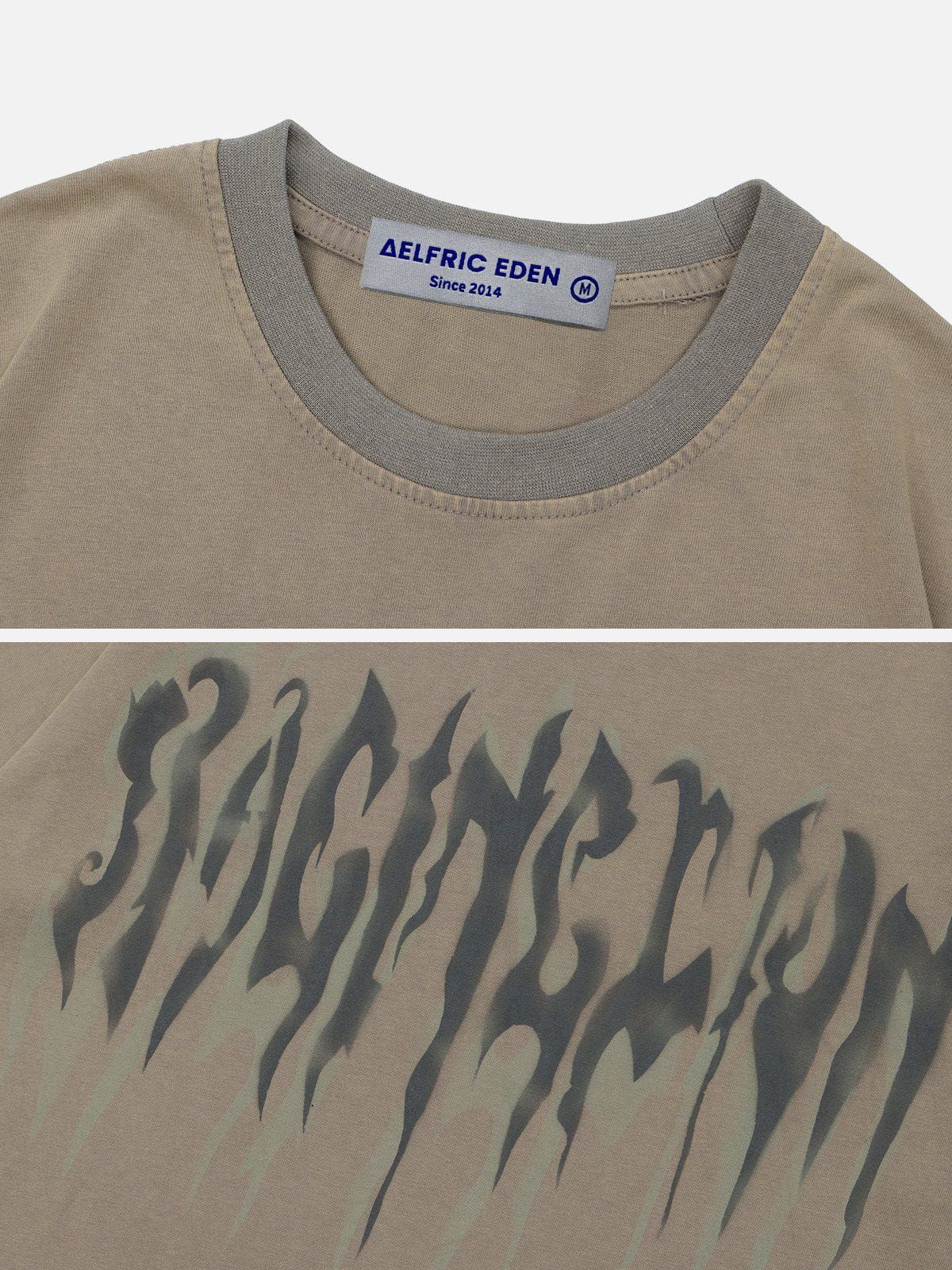 Aelfric Eden Letter Graffiti Print Tee sold by Aelfric Eden product image thumbnail 5