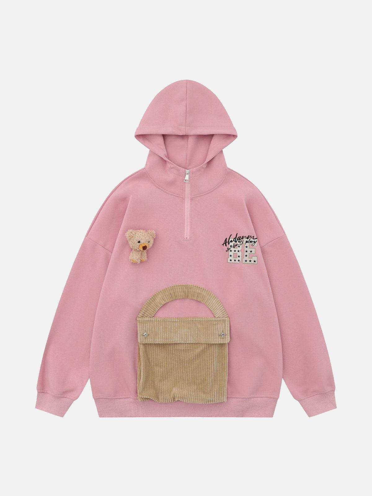 Aelfric Eden 3D Bear Pockets With Flap Hoodie sold by Aelfric Eden