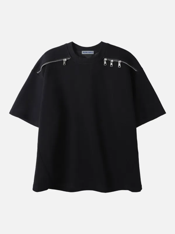 Aelfric Eden Shoulder Zip Up Tee sold by Aelfric Eden