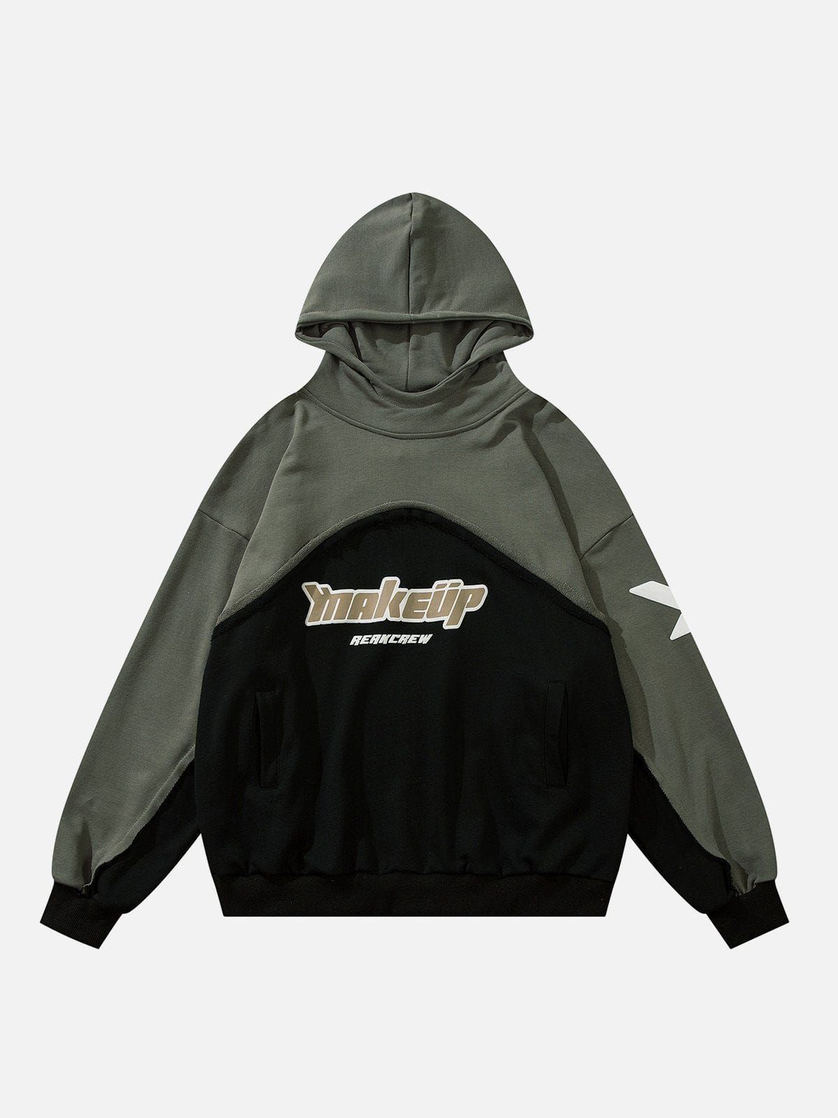 Aelfric Eden Curved Patchwork Hoodie sold by Aelfric Eden product image thumbnail 3