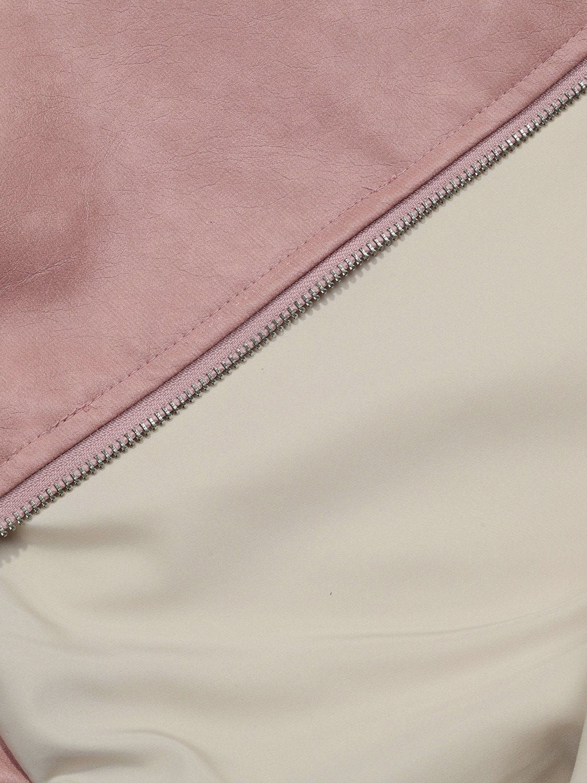 Aelfric Eden Pattern Buckle Faux Leather Jacket sold by Aelfric Eden product image thumbnail 5