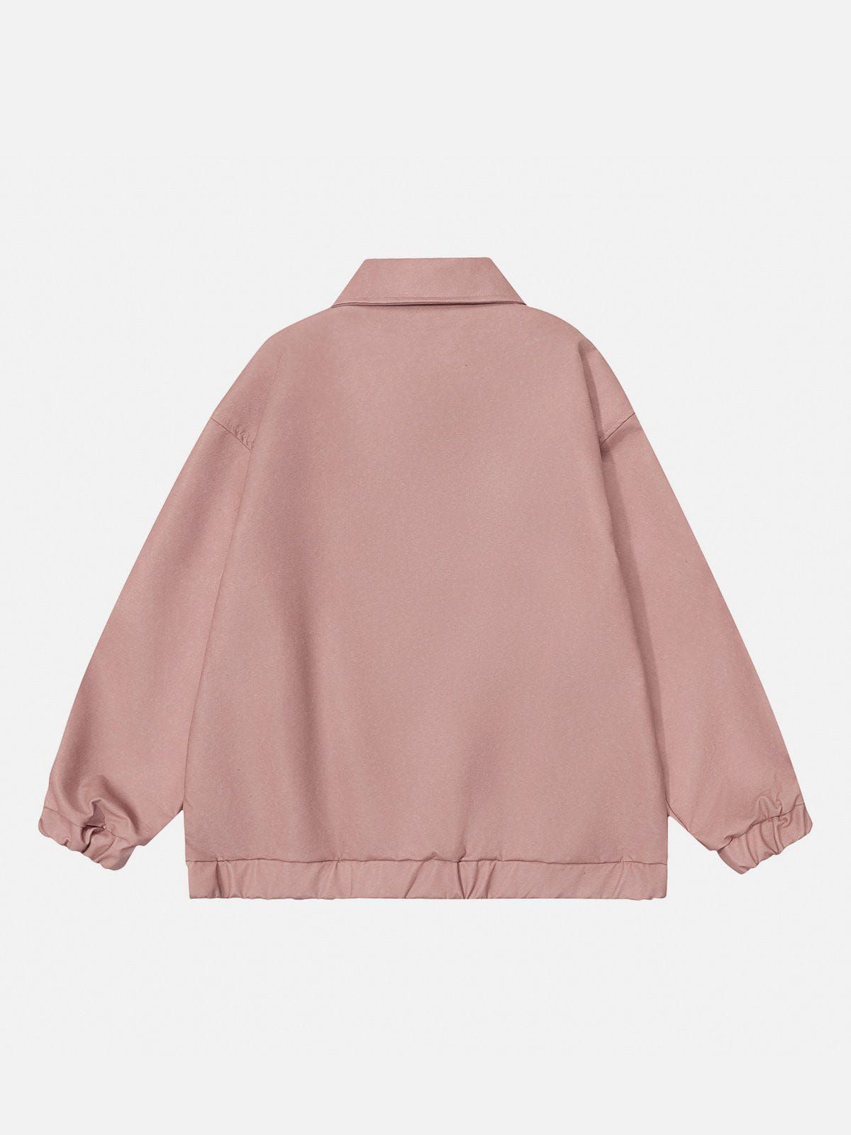 Aelfric Eden Pattern Buckle Faux Leather Jacket sold by Aelfric Eden product image thumbnail 3