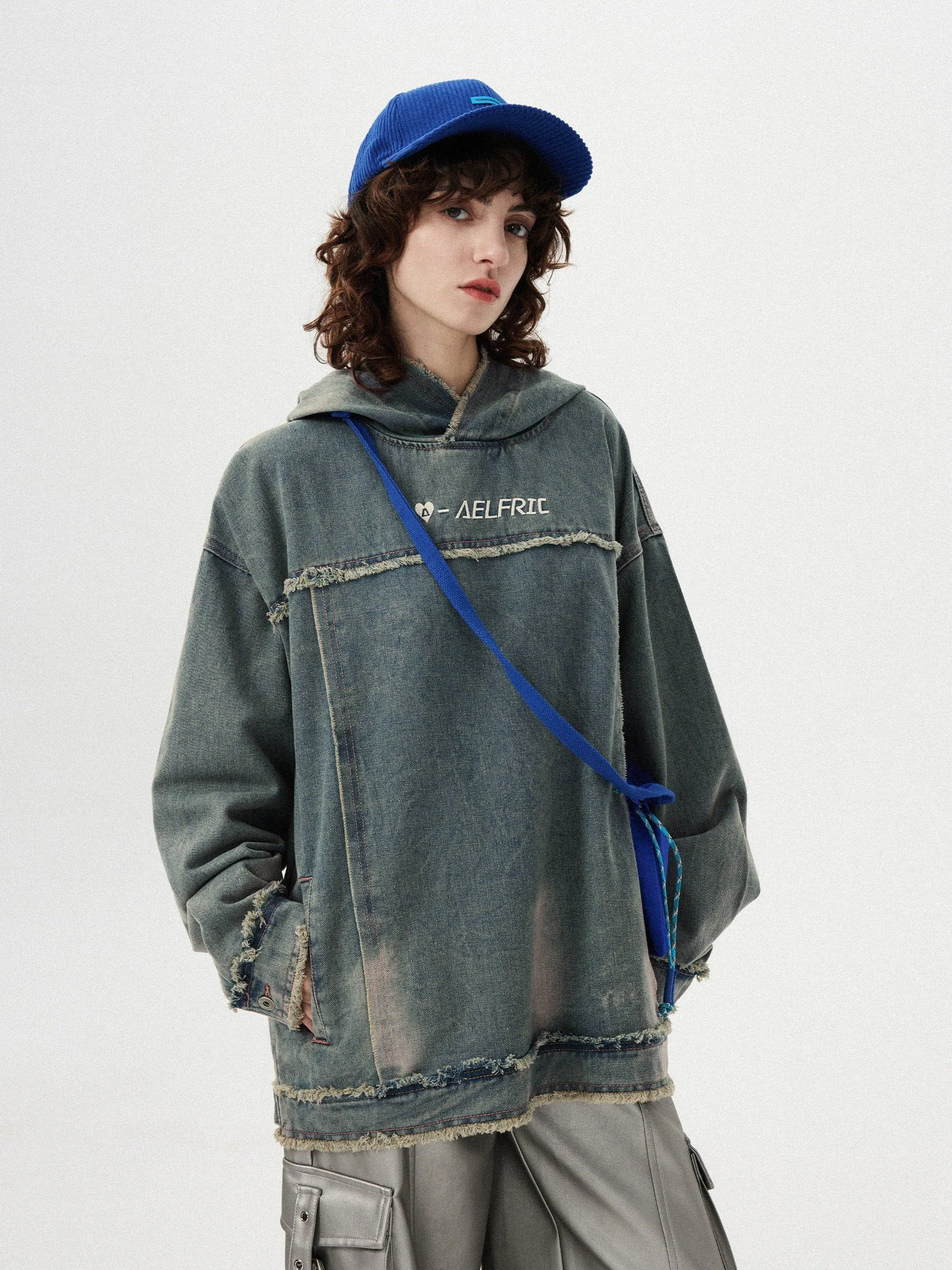 ◆Aelfric Eden◆Washed Denim 半袖シャツ ◇Aelfric Eden◇Washed Denim 半袖シャツ