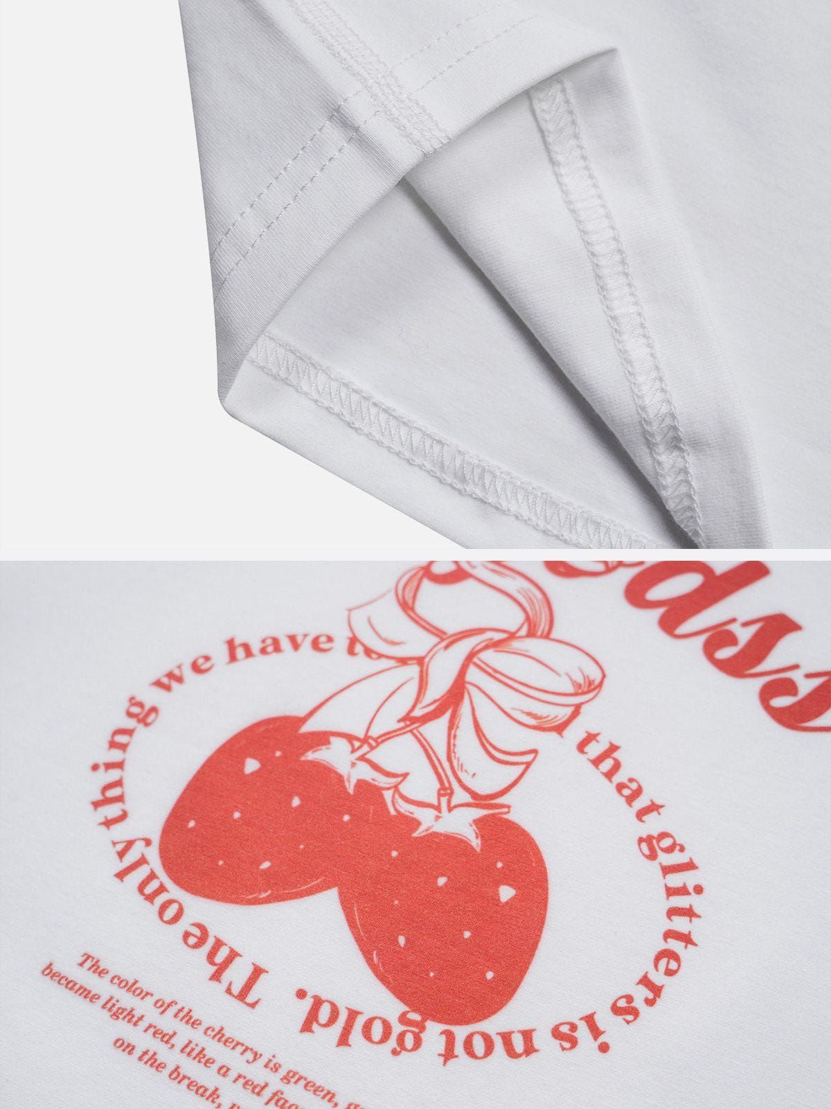 Strawberry Print Tee sold by Aelfric Eden product image thumbnail 3