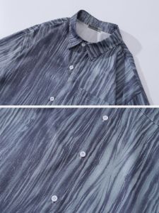 Aelfric Eden Abstract Stripe Long Sleeve Shirt sold by Aelfric Eden