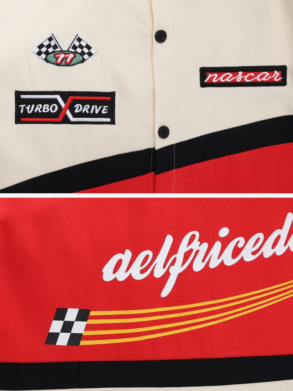 Patchwork Short Sleeve Shirt sold by Aelfric Eden product image thumbnail 4