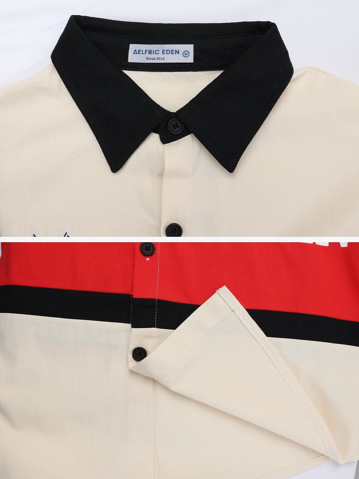 Patchwork Short Sleeve Shirt sold by Aelfric Eden product image thumbnail 5