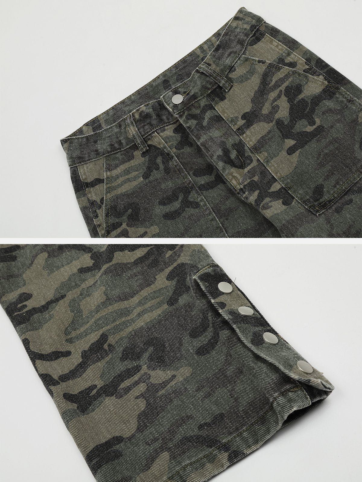 Aelfric Eden Green Camo Big Pocket Cargo Pants sold by Aelfric Eden product image thumbnail 4