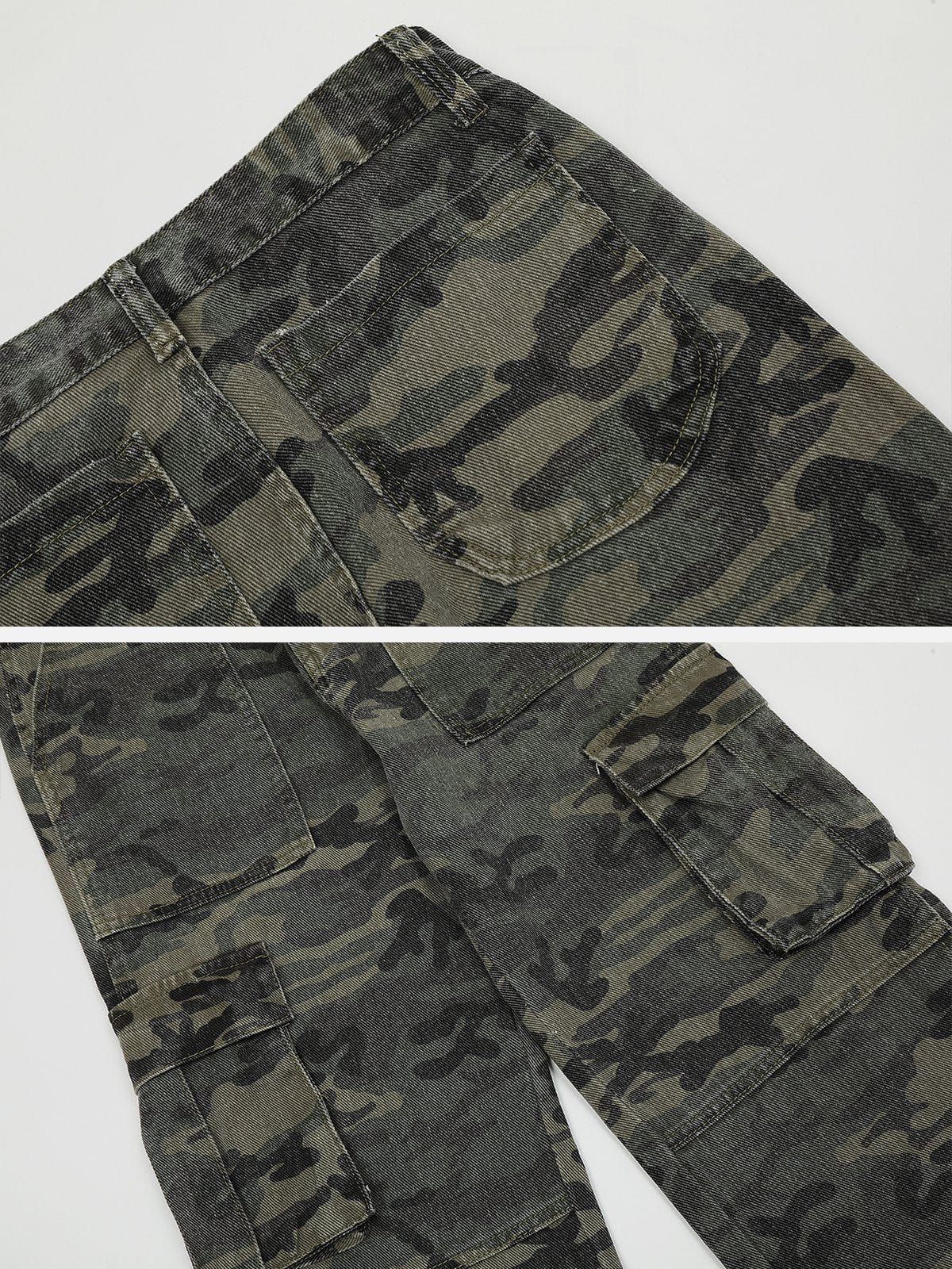 Aelfric Eden Green Camo Big Pocket Cargo Pants sold by Aelfric Eden product image thumbnail 3