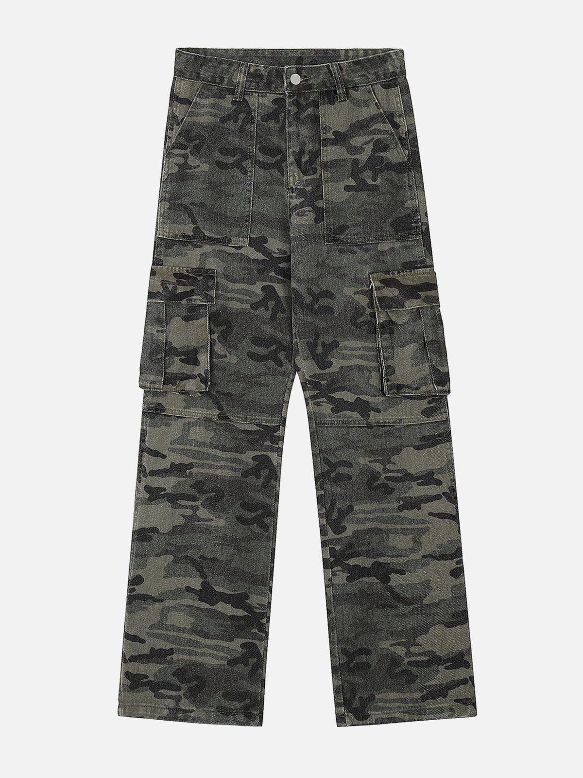 Aelfric Eden Green Camo Big Pocket Cargo Pants sold by Aelfric Eden