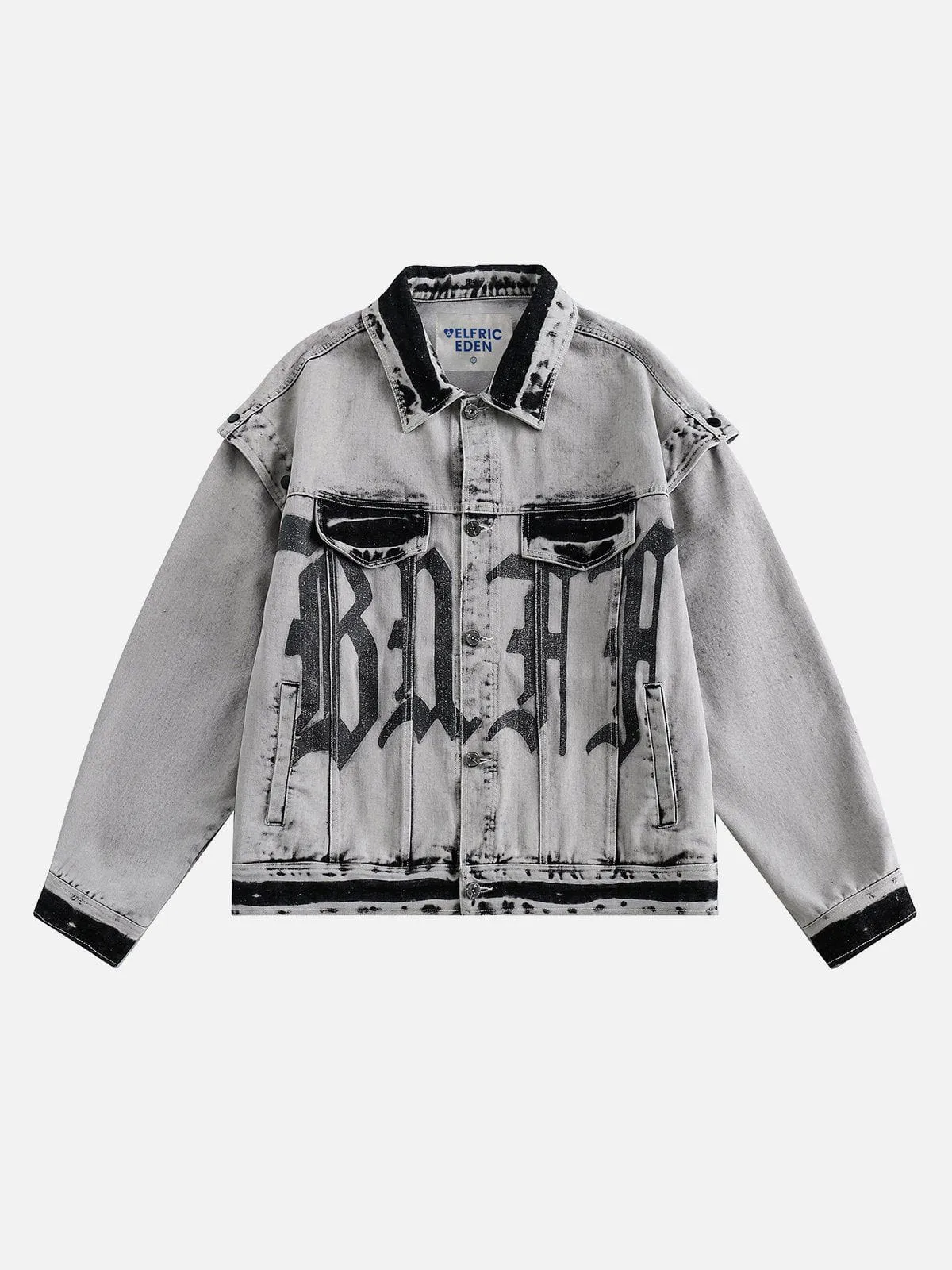 Aelfric Eden Semi Disassembled Washed Denim Jacket sold by Aelfric Eden