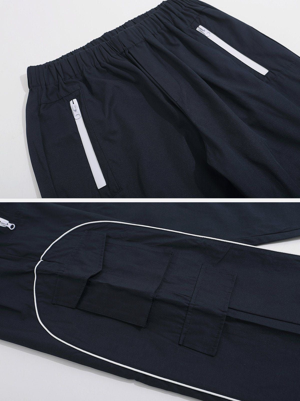 Aelfric Eden Multiple Pockets ZIP UP Cargo Pants sold by Aelfric Eden product image thumbnail 3