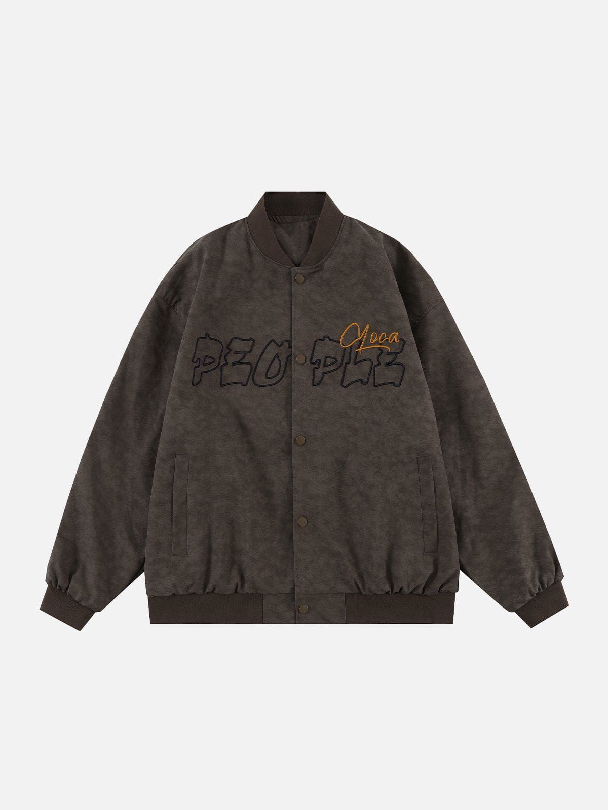 Aelfric Eden Embroidery Patchwork Letter Jacket sold by Aelfric Eden