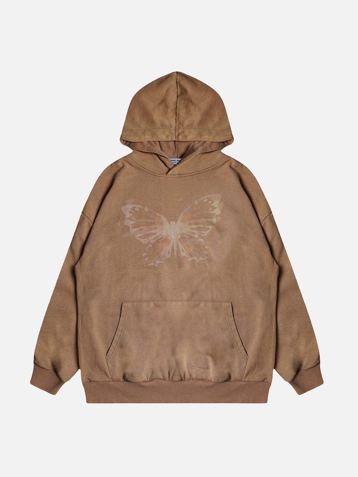 Aelfric Eden Washed Butterfly Print Hoodie sold by Aelfric Eden product image thumbnail 2