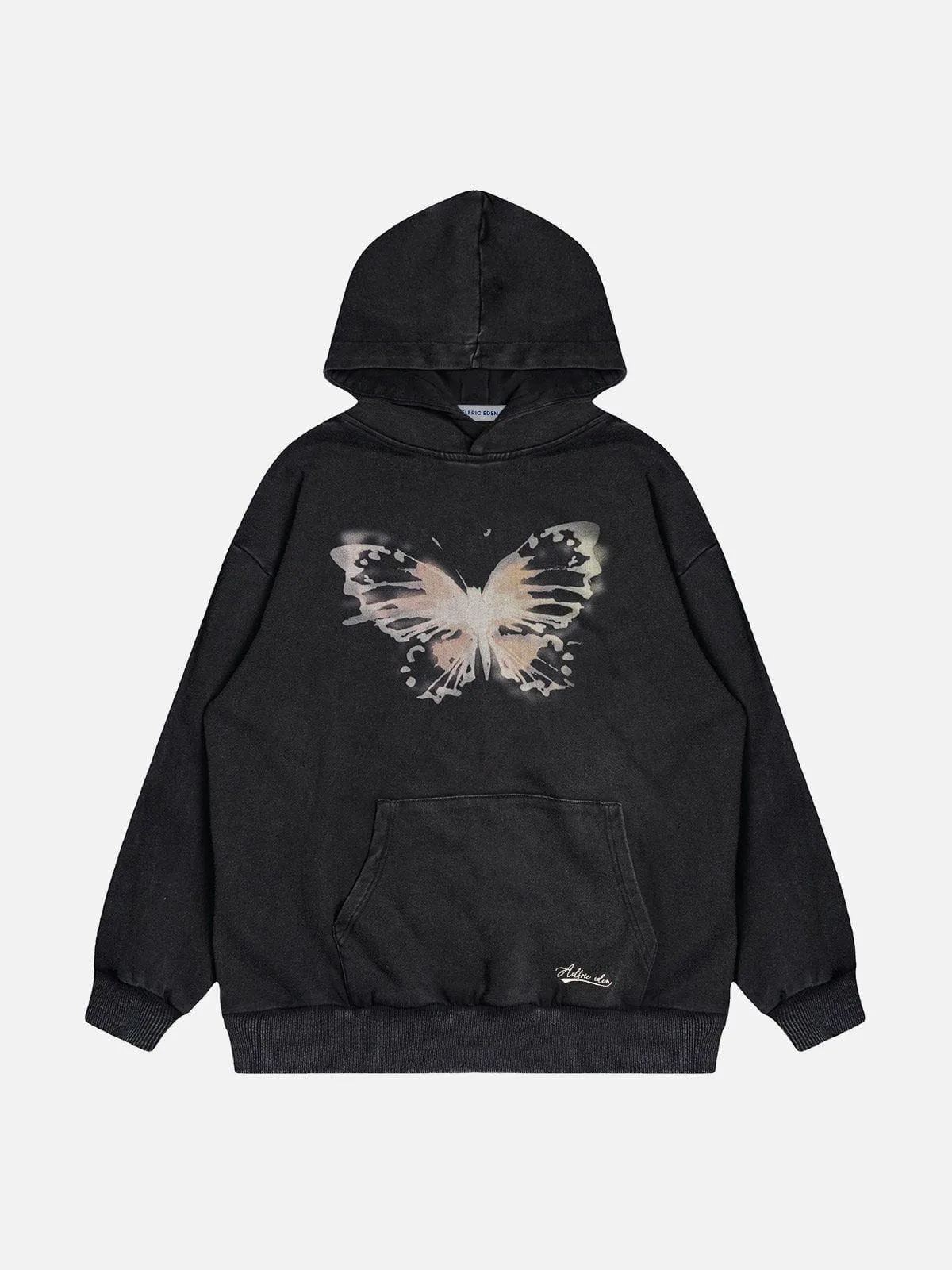 Aelfric Eden Washed Butterfly Print Hoodie sold by Aelfric Eden product image thumbnail 2
