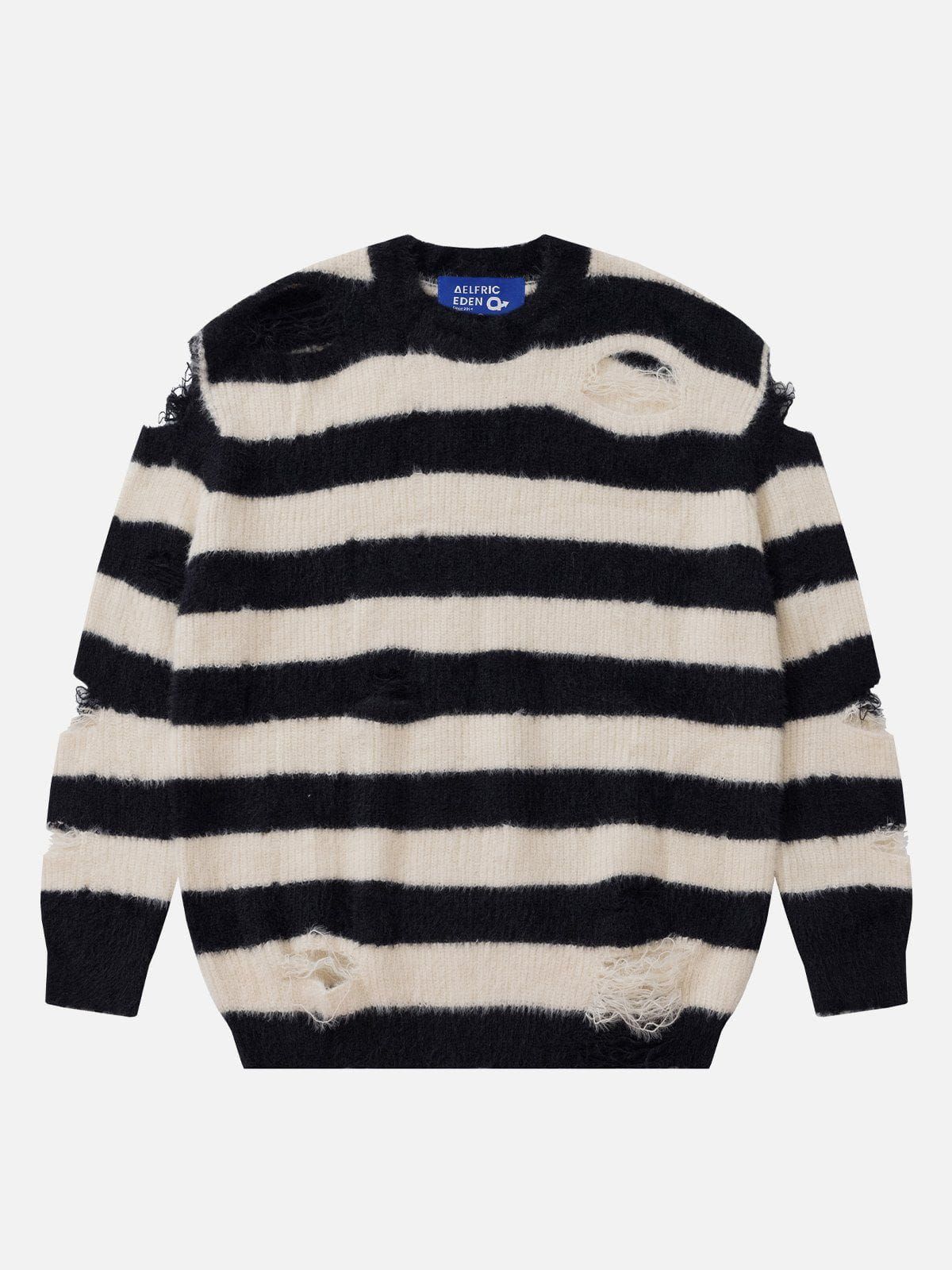 Aelfric Eden Striped Distressed Sweater sold by Aelfric Eden