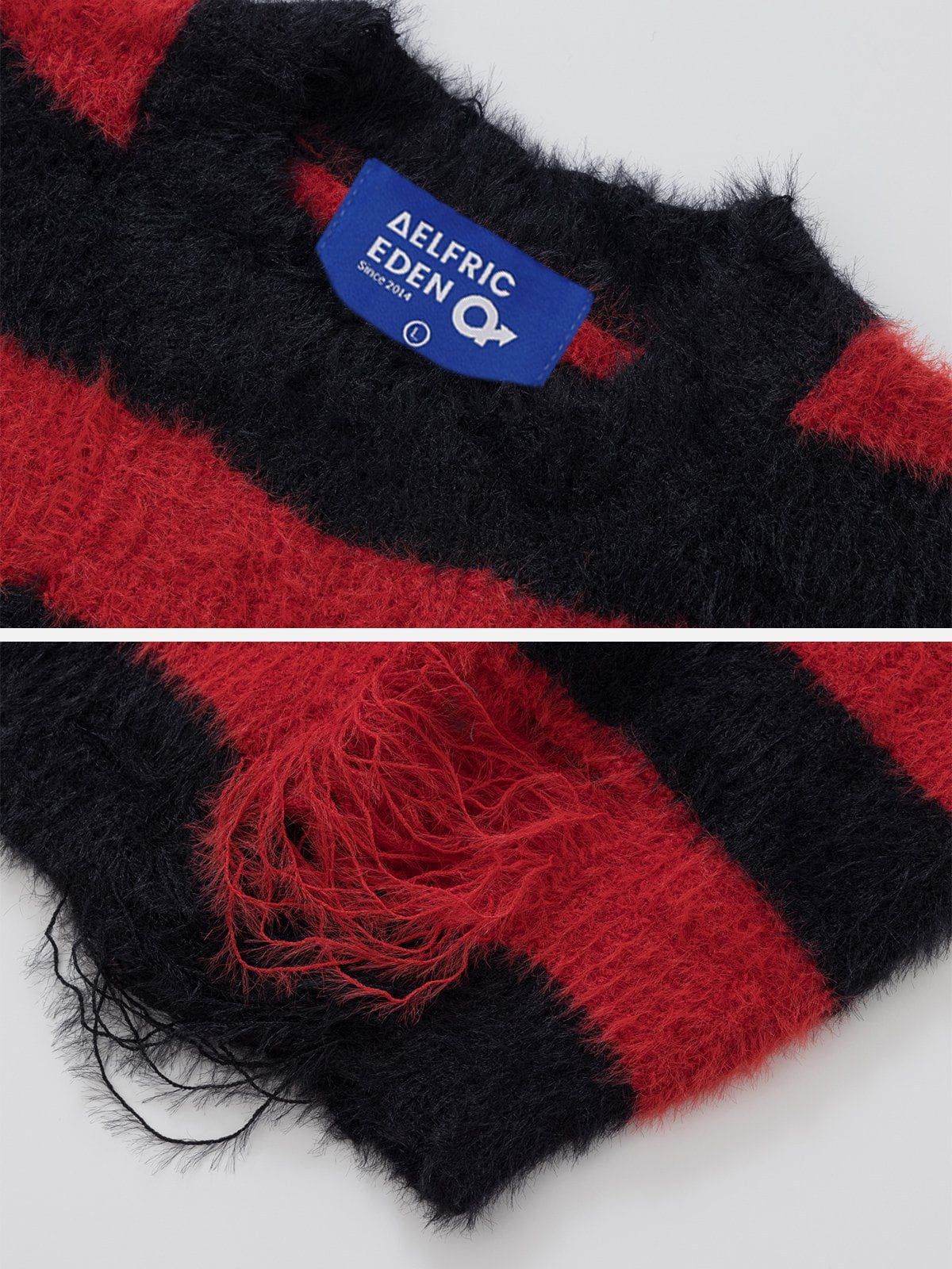 Aelfric Eden Striped Distressed Sweater sold by Aelfric Eden product image thumbnail 4