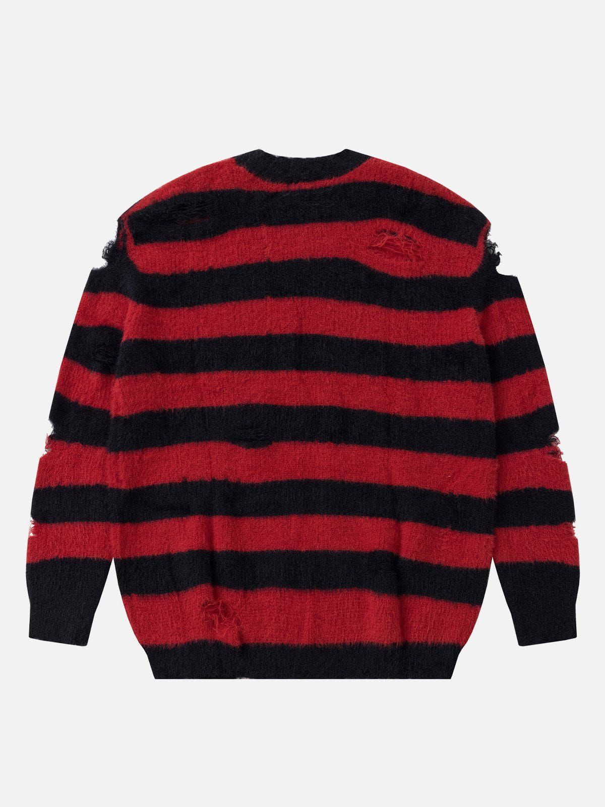 Aelfric Eden Striped Distressed Sweater sold by Aelfric Eden product image thumbnail 3