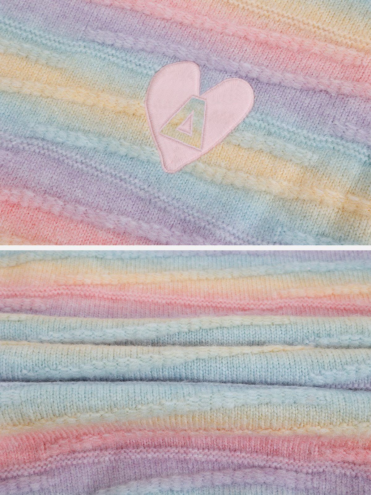 Aelfric Eden Colorful Stripe Butterfly Sweater sold by Aelfric Eden product image thumbnail 4