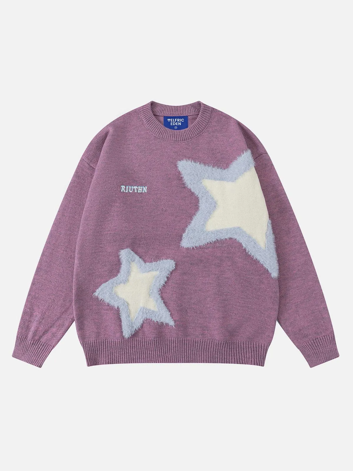 Aelfric Eden 3D Star Plush Design Pattern Sweater sold by Aelfric Eden product image thumbnail 2
