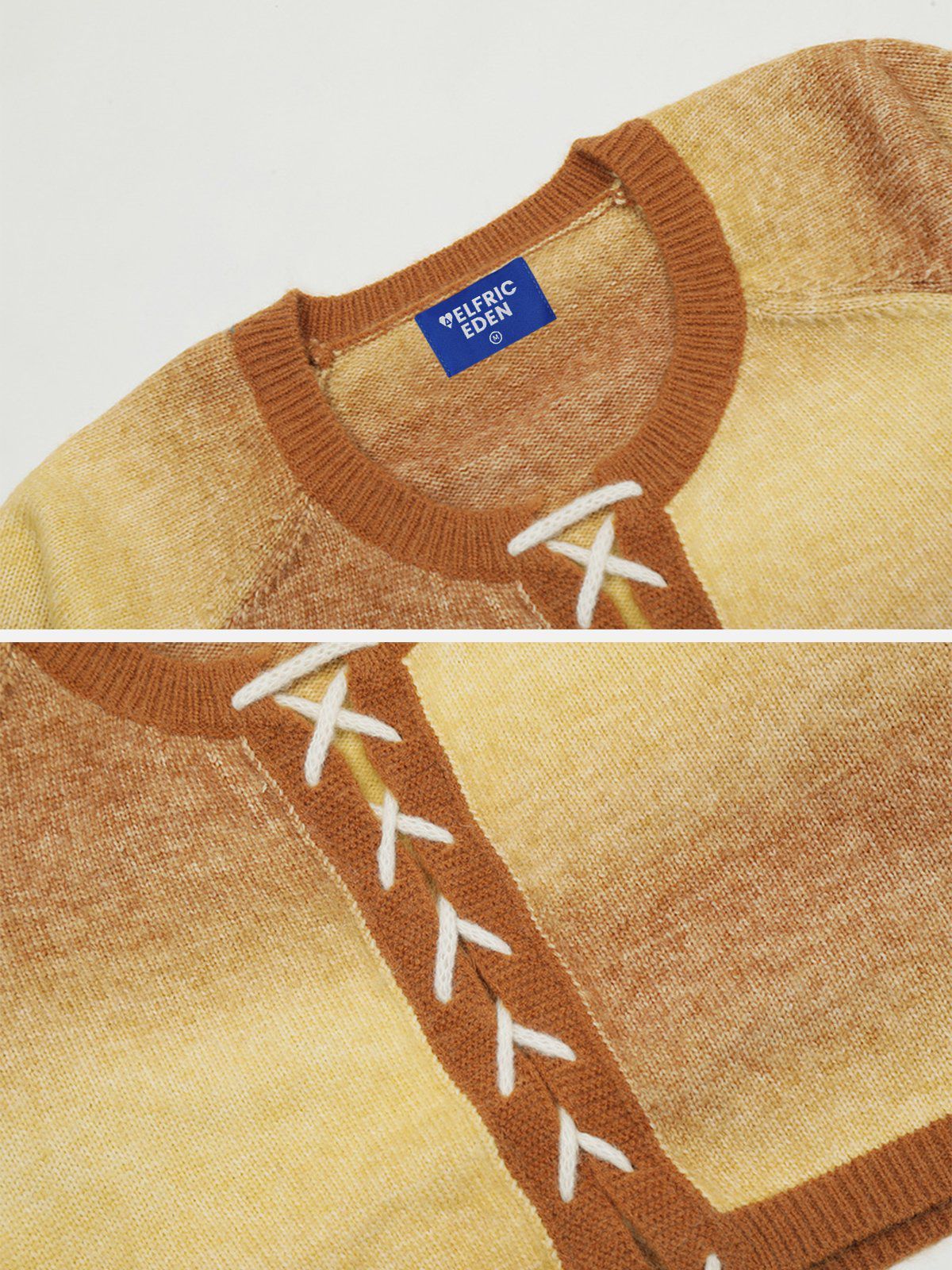 Tied Gradient Striped Cardigan sold by Aelfric Eden product image thumbnail 3