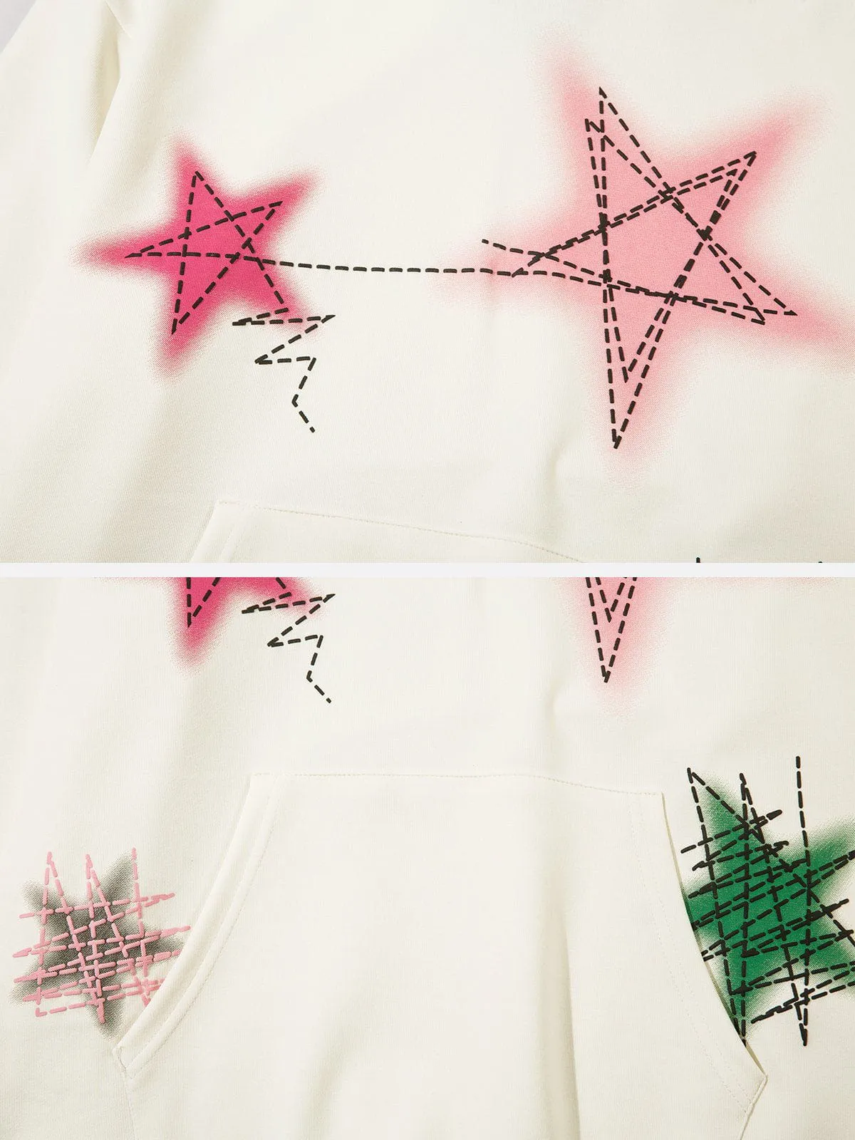 Aelfric Eden Graffiti Star Graphic Pullover Hoodie sold by Aelfric Eden product image thumbnail 5