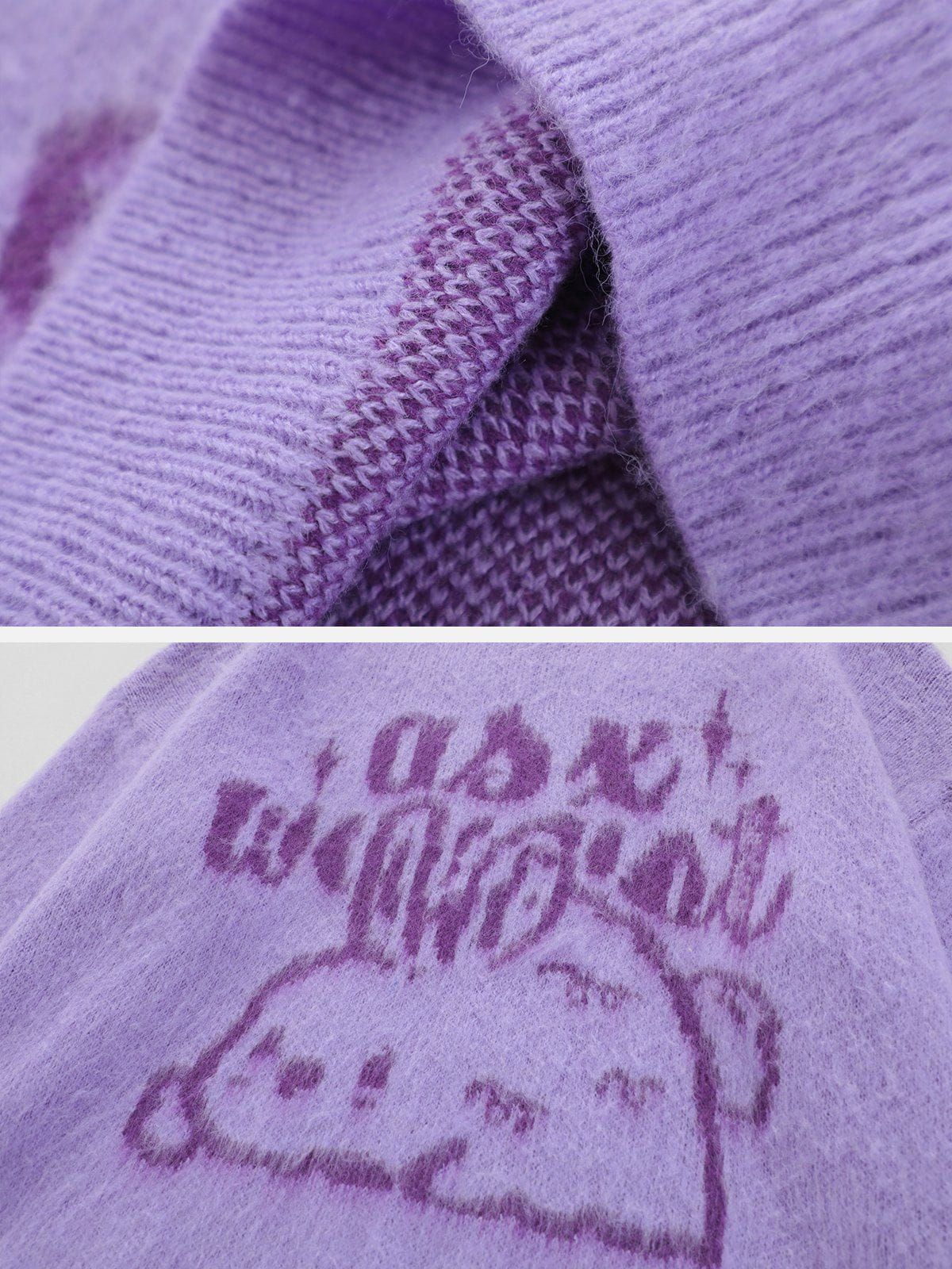 Aelfric Eden Cartoon Bunny Print Sweater sold by Aelfric Eden product image thumbnail 5