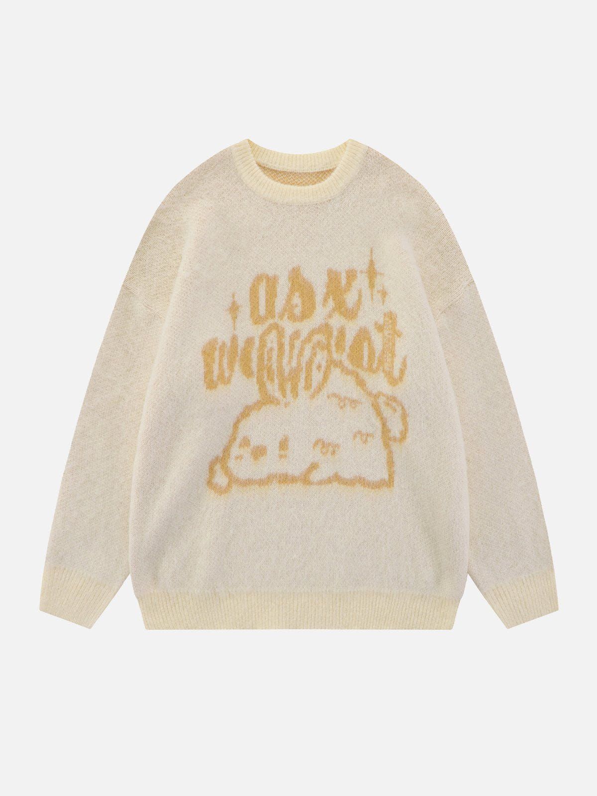 Aelfric Eden Cartoon Bunny Print Sweater sold by Aelfric Eden product image thumbnail 3