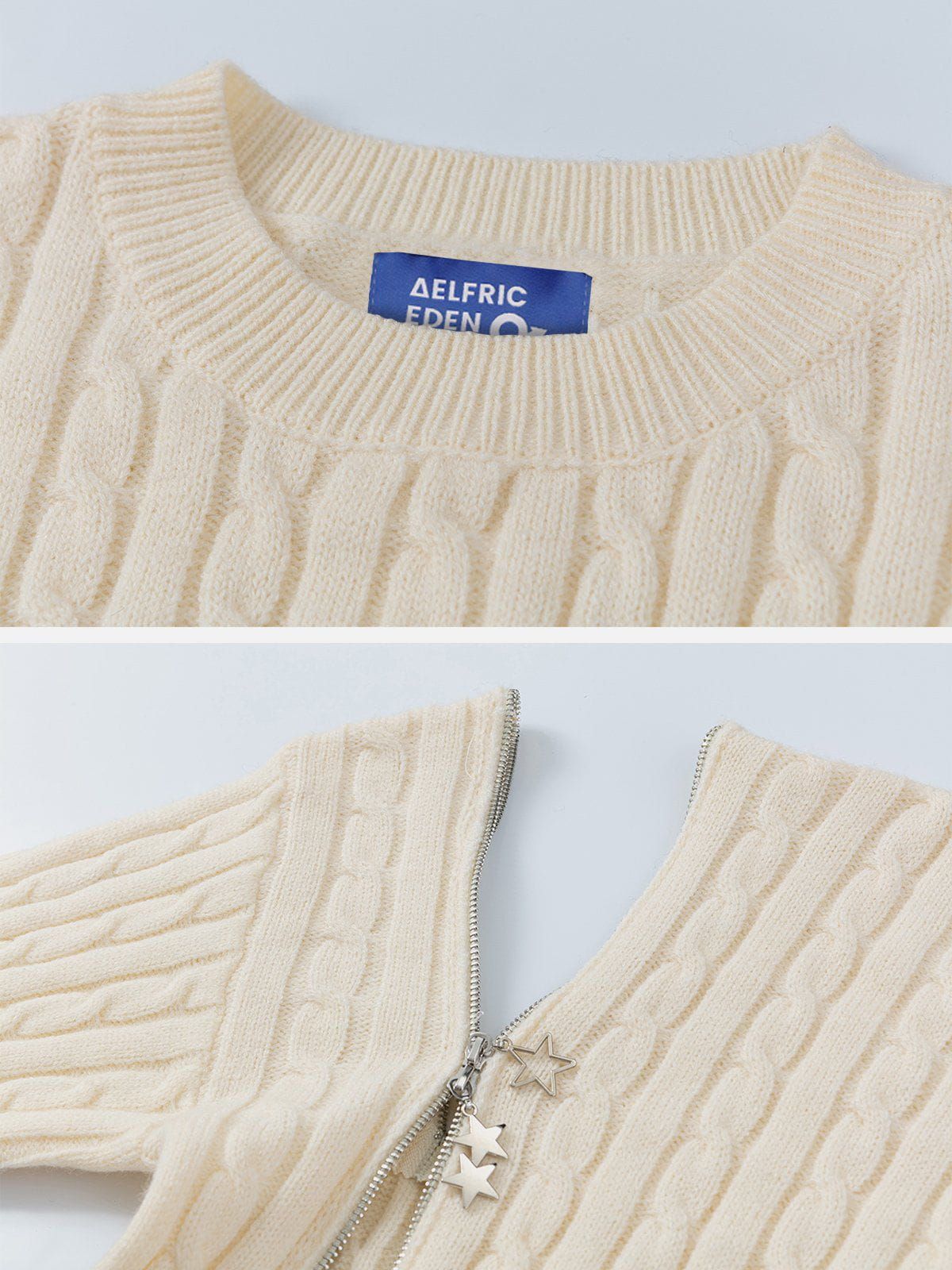 Star ZIP UP Sweater sold by Aelfric Eden product image thumbnail 5