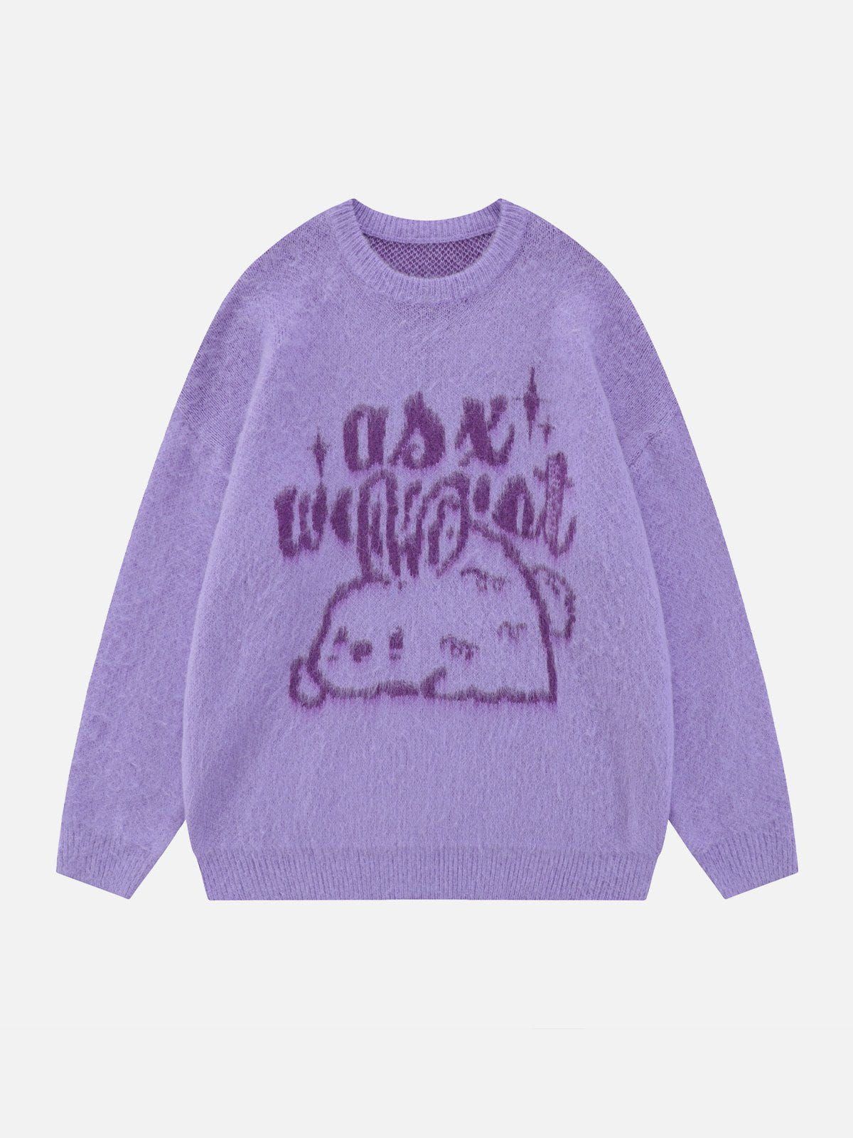 Aelfric Eden Cartoon Bunny Print Sweater sold by Aelfric Eden