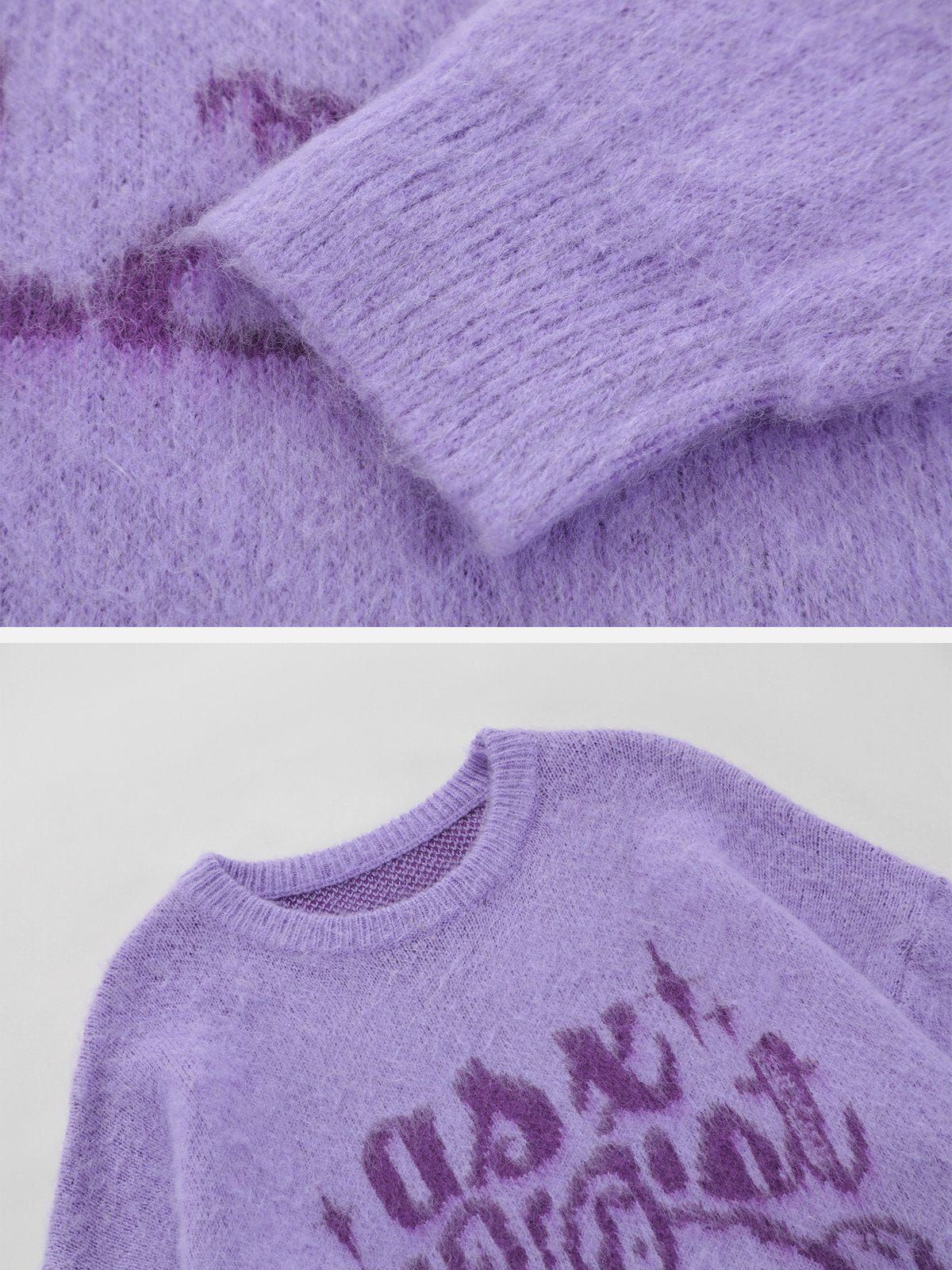 Aelfric Eden Cartoon Bunny Print Sweater sold by Aelfric Eden product image thumbnail 4