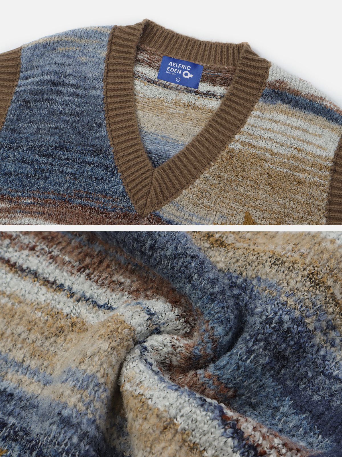 Aelfric Eden Star Gradient Stripes Sweater Vest sold by Aelfric Eden product image thumbnail 3