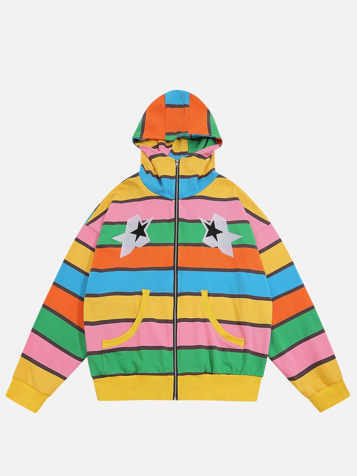 Aelfric Eden Stripes Color Blocking Hoodie sold by Aelfric Eden product image thumbnail 2