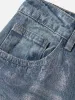 Aelfric Eden Silver Foil Stamping Jeans sold by Aelfric Eden