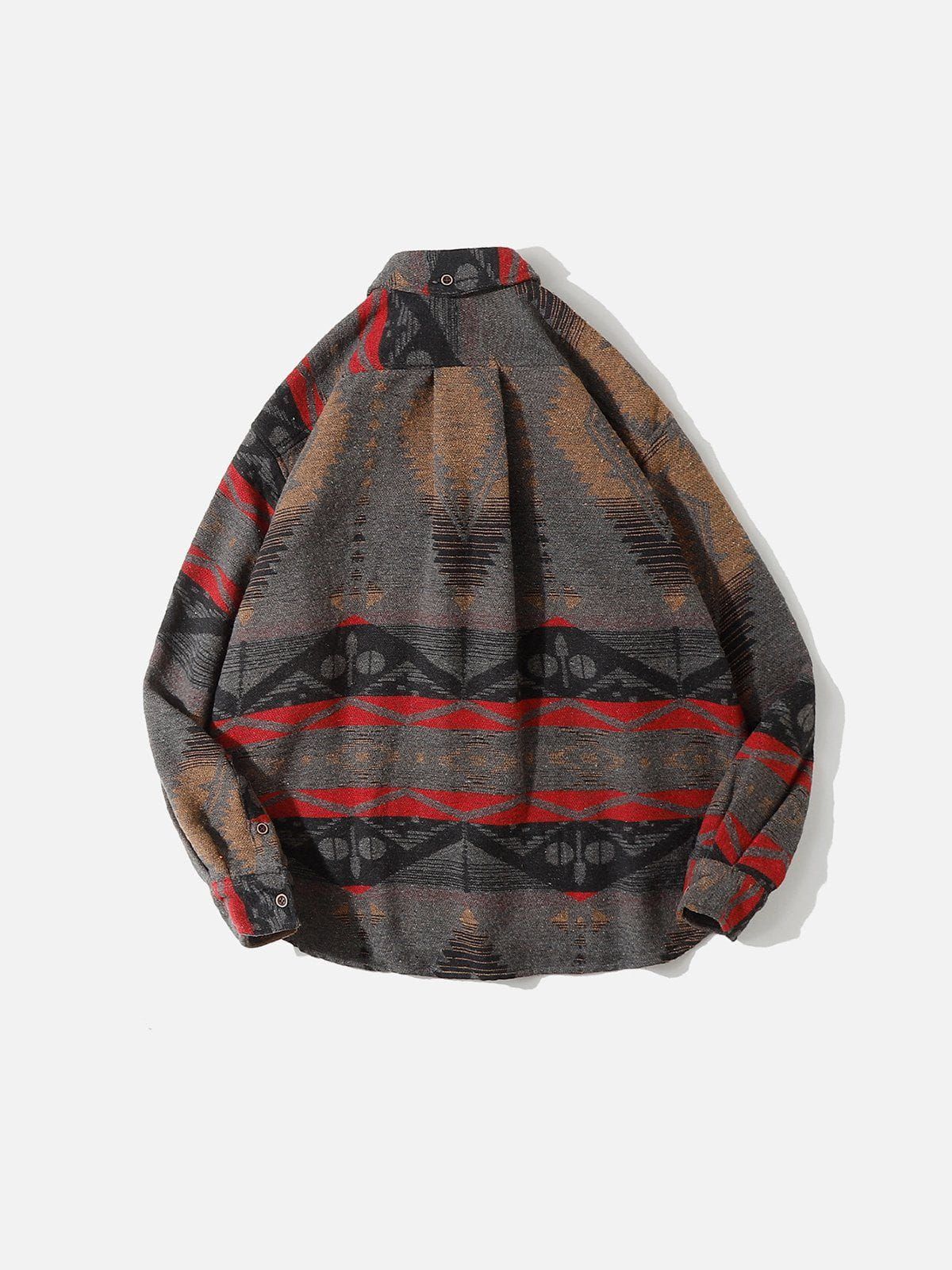 Aelfric Eden Gradient Embroidery Shacket sold by Aelfric Eden product image thumbnail 4