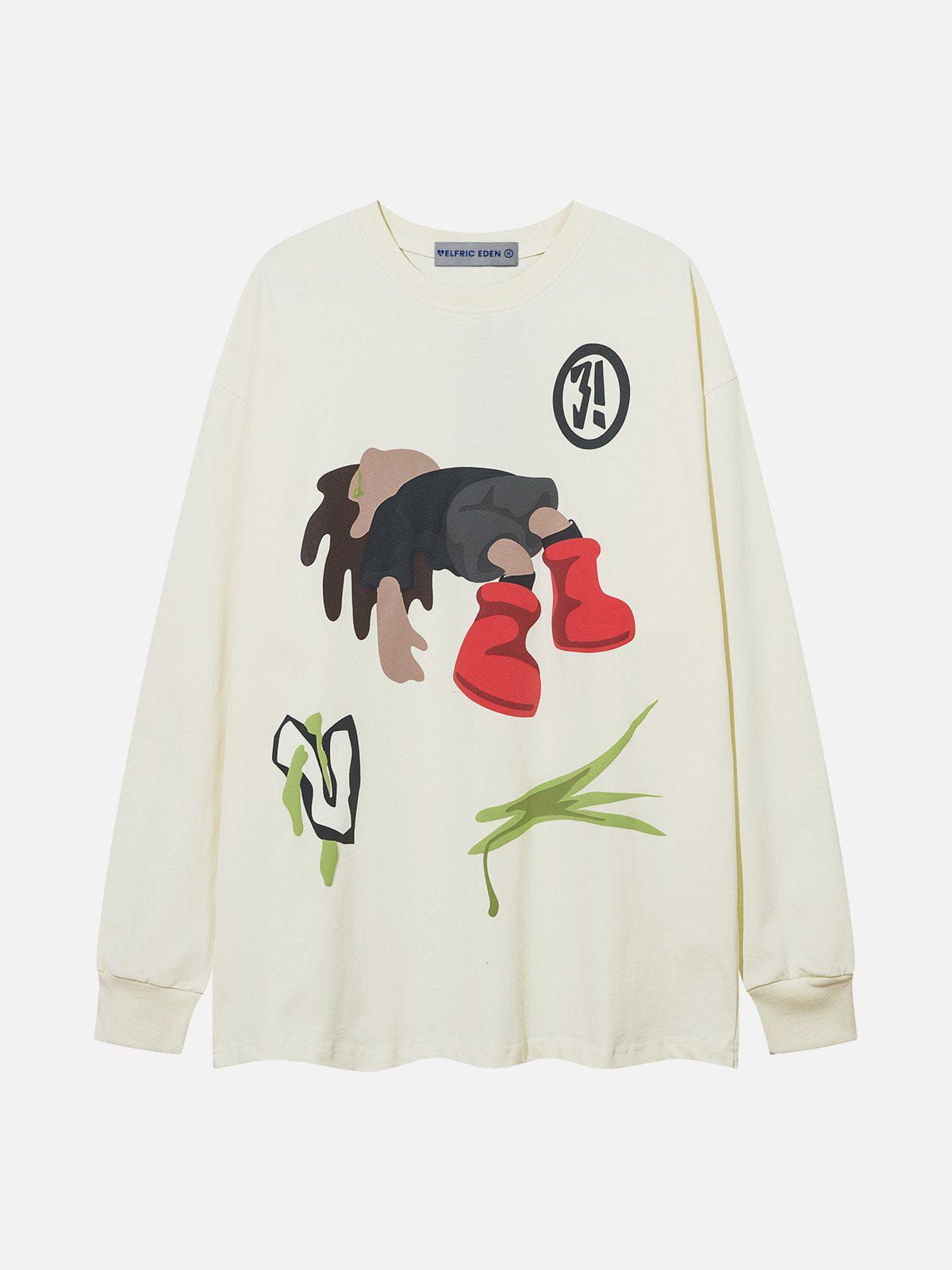 Aelfric Eden Cartoon Character Print Sweatshirt sold by Aelfric Eden