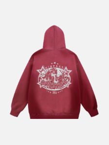 Aelfric Eden Vintage Printing Washed Hoodie sold by Aelfric Eden