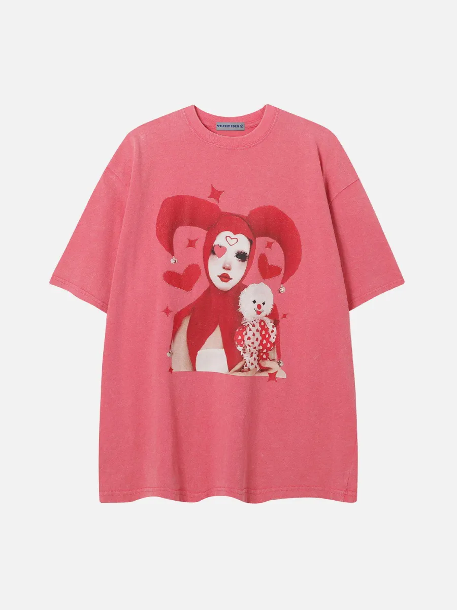 【Aelfric Eden】ジョーカー プリント Tシャツ Aelfric Eden Joker Print Tee | Parallel